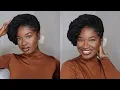 Quick Easy Loc Updo Style Styles for the Season