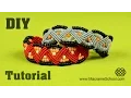 Beaded Macrame ZigZag Bracelet Tutorial