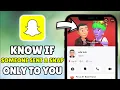 UPDATED How To Know if Someone Only Sent You a Snapchat - Know if Someone Sent a Snap Only to You