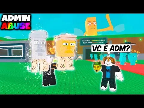 Video Thumbnail: NOOB AO PRO COM PODERES DE ADMIN NO ROUBE UM BRAINROT