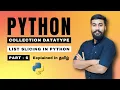 Python Class Tamil Day 6 List - Collection Data Type and List Slicing Guru Tech