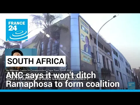 Download MP3 South Africa: ANC calls demands for Ramaphosa to step down for coalition talks a 'no-go'