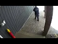 Canada Post postie shows off his throwing arm