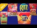 Ritz Zesty Herb Fresh Stacks Roasted Garlic Toasted Chips Hot Honey Spicy Queso Review