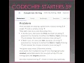 CODECHEF - Starters 59 Contest