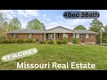 Farmington Mo Ranch-Style House on 47 Acres
