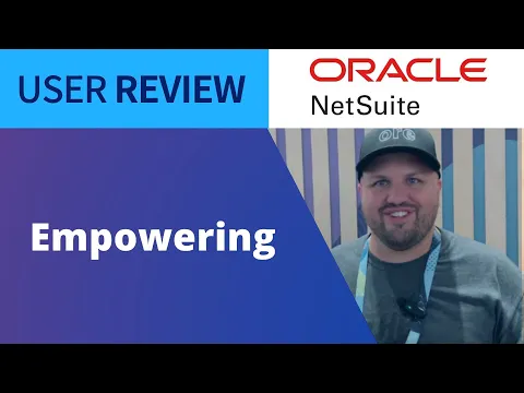 Thumbnail for Save Time By Empowering Your People - Director of IT's Review of NetSuite ERP
