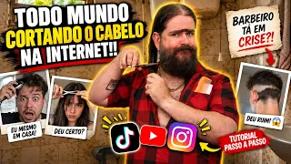 Tá todo mundo cortando o cabelo na internet!