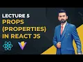 5 Props in React JS Project in Urdu Hindi