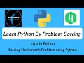 Python Tamil - Python Lists in tamil