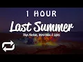 Download Lagu [1 HOUR 🕐 ] Tokyo Machine \u0026 Weird Genius - Last Summer (Lyrics) ft Lights