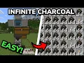 SIMPLE 26 1 CHARCOAL FARM TUTORIAL for Minecraft Bedrock and Java