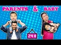 Living Like Parents And Baby For 24 Hours | Hungry Birds