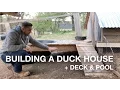 Building a Duck House Pool On The Farm coop pen run