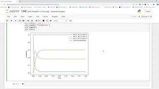 Chemical Master Equation Example Modeling and Solving with Python SciPy Propensity
