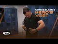 RTS Tactical Concealable Hero s Vest - Be Fearless