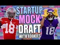 UPDATED 1QB DYNASTY STARTUP MOCK DRAFT - 2024 Dynasty Fantasy Football TE Premium