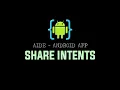 AIDE Android App - Share Intents