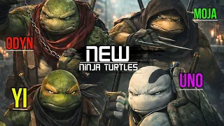 New lineup of the Teenage Mutant Ninja Turtles Moja Odyn Uno Yi The Complete Story TMNT