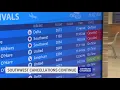 Southwest Airlines cancellations continue