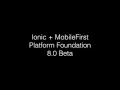 Getting started with Ionic and MobileFirst Platform Foundation 8 0 Beta
