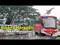 Lagu Terpaku Saat Hujan Deras Silih Berganti BUS AKAP keluar dari Terminal Wonogiri
