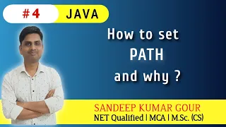 How to set path in Java JAVA programming