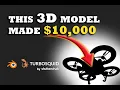 How this 3D Model made 10 000 on Turbosquid - Product Reveal and Breakdown