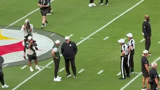 Matt LaFleur Mike McCarthy meet up before Packers-Steelers preseason game