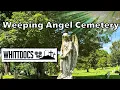Cemetery Tour - Weeping Angel Statue in Athens Ohio