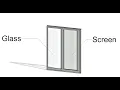 Families 2 Sliding Door Screen Panel