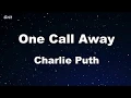 Download Lagu One Call Away - Charlie Puth  Karaoke 【No Guide Melody】 Instrumental