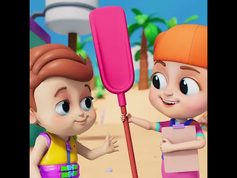 Which boat will reach the treasure chest? ⛵🏴‍☠️ #nurseryrhymes #cartoons #kidsongs #shorts