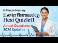 Why I passed the Elsevier Pharmacology Hesi Quizlet1 on my first try