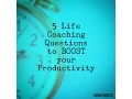 Boost Your Productivity with these five coaching questions