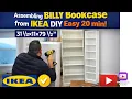 Assembling BILLY Bookcase from IKEA DIY Easy 20 min 31 BILLYBookcase