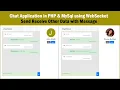 Chat Application in PHP MySql using WebSocket - Send Receive Other Data with Message