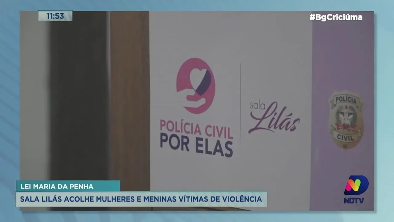 Sombrio inaugura Sala Lilás para acolhimento de mulheres e meninas vítimas de violência