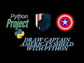 I have drawn captain America s shield using python