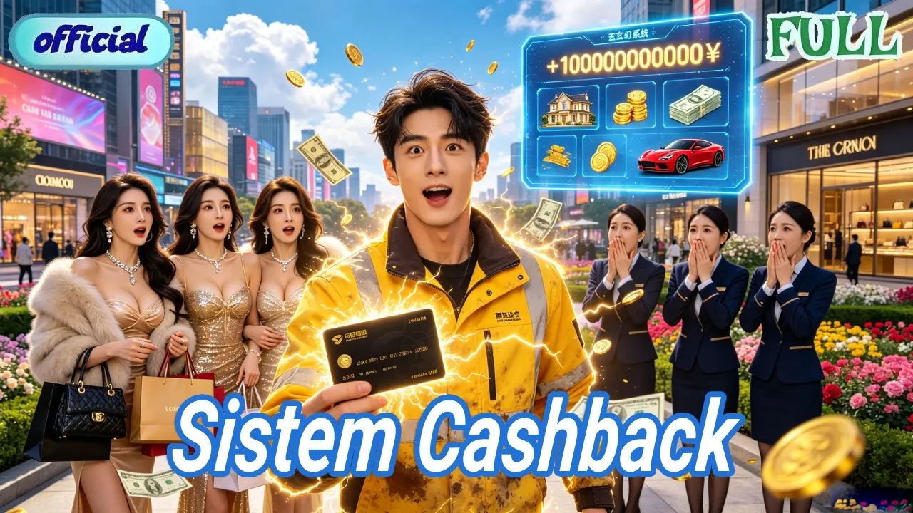 Poor courier gets a cashback system, spend on beautiful women and get 10x back, becomes a billion... poster