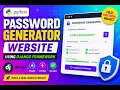 Password Generator Website Using Django Framework