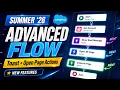 Salesforce Summer 26 Advanced Flow Features Toast Message Open Page Actions More