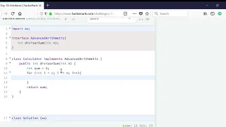 Day 19 Interfaces HackerRank JAVA