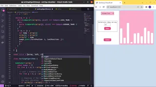 How to make a Sorting Visualizer with CSS and Bubble Selection and Quick Sorts