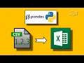 How to Convert CSV to Excel with Python and Pandas