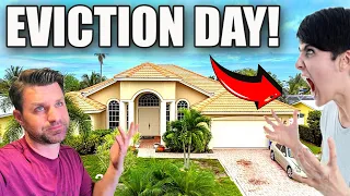 Sheriff Finally EVICTS OUR SQUATTER - Foreclosure Auction Disaster