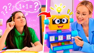 Math With a Cardboard Robot 🤖 Numbers, Animals & More!