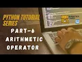 Part 6 Arithmetic operator