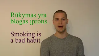 Lithuanian Lesson 71 - Įpročiai - Habits