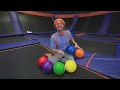 Blippi Visits An Indoor Trampoline Park and Learns Colors & More! | Educational Videos for Kids